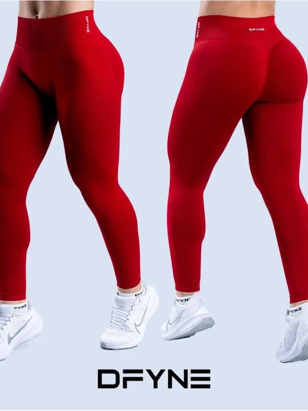DFYNE Red Impact Leggings BNWT Size Small